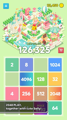 莎莉大陆2048  v1.0.1图3