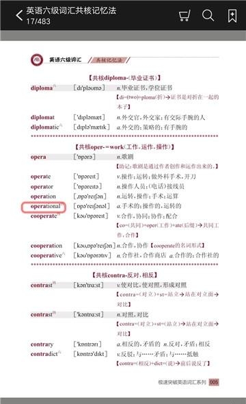 英语六级词汇共核记忆法