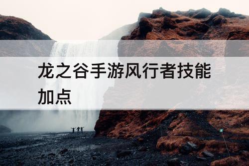龙之谷手游风行者技能加点