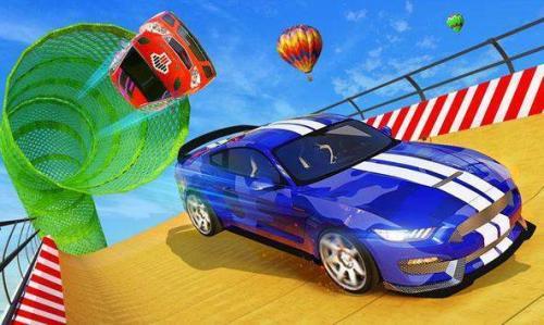 坡道汽车特技赛车  v1.0图1
