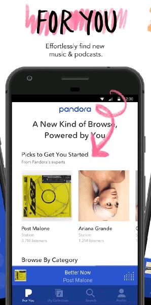 pandora音乐播放器  v2102.1.1图2
