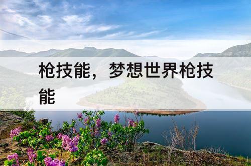 枪技能，梦想世界枪技能