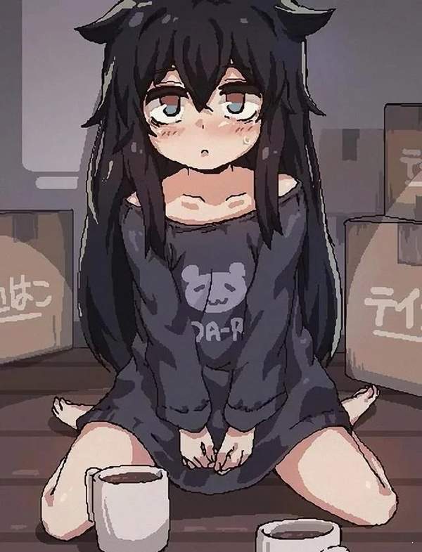 在阴暗房间中独孤少女纸巾盒  v1.0图2