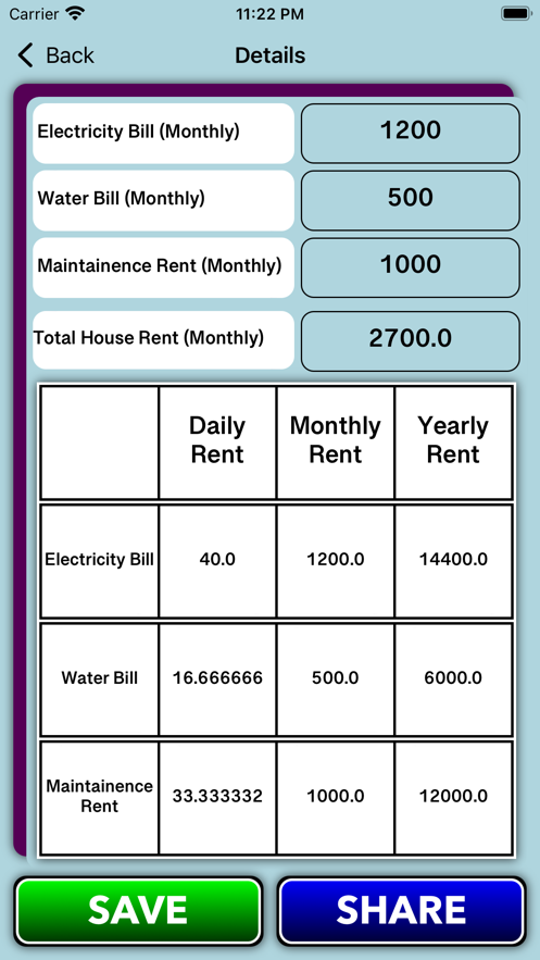 ios确定房屋租金之类的app