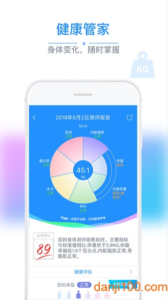 多锐运动体脂秤