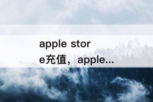 apple store充值，apple store充值卡可以买手机吗?