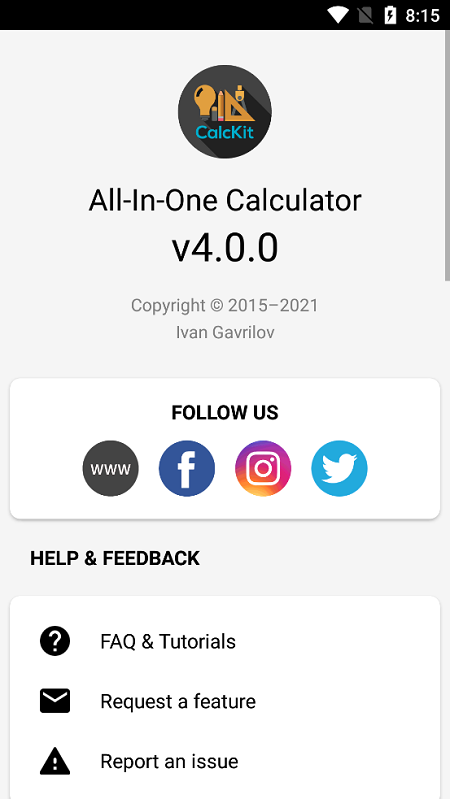 calckit  v4.2.1图1